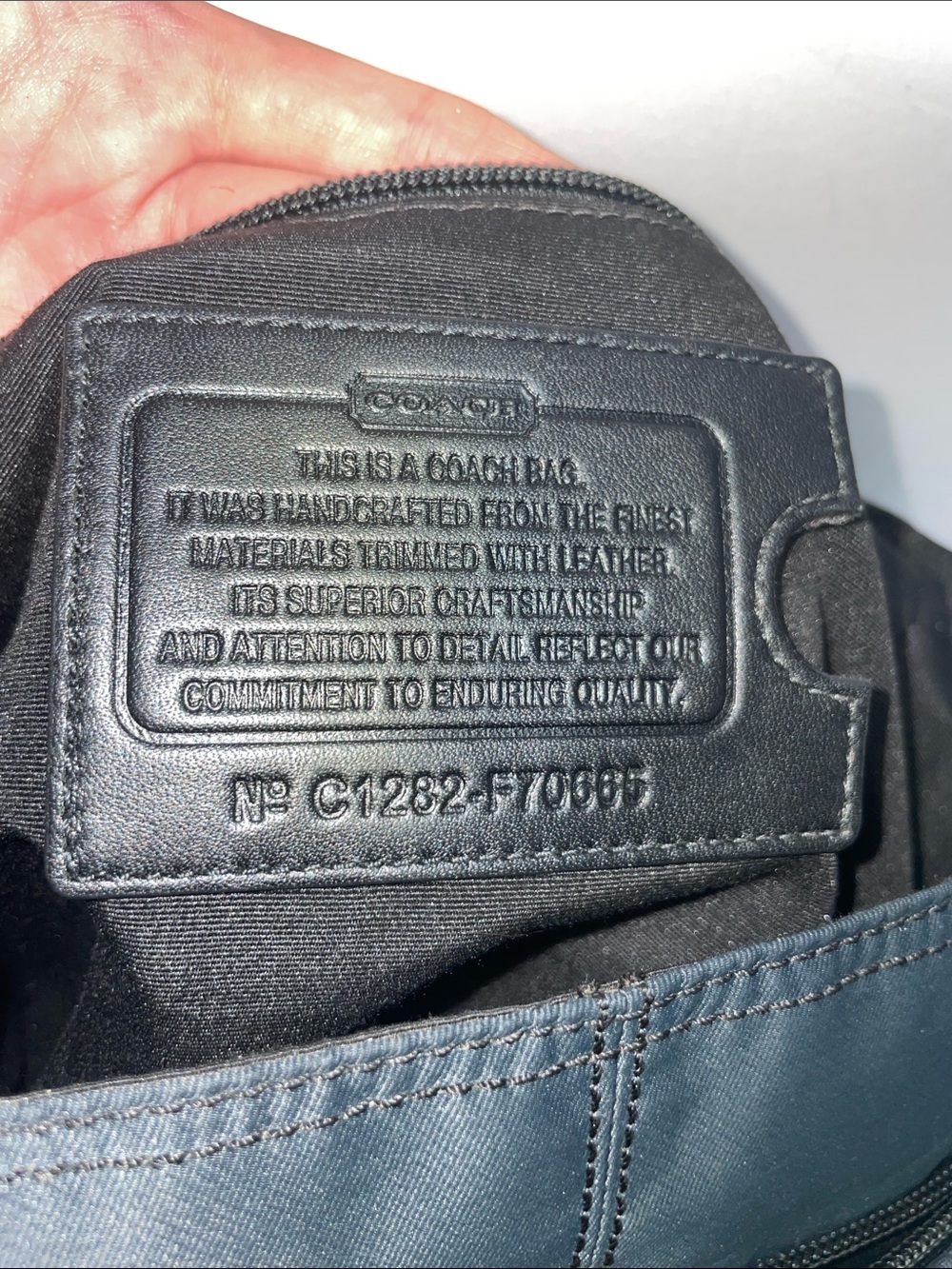 Coach ‘Varick’ Nylon Map Bag - Picture 16 of 16